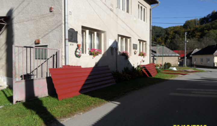 Oprava strechy na budove Obecného úradu 9-10/2019