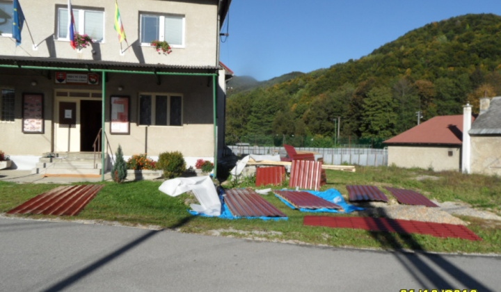 Oprava strechy na budove Obecného úradu 9-10/2019