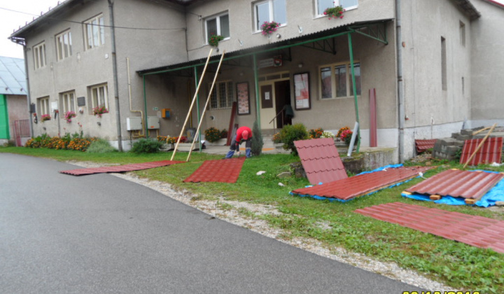 Oprava strechy na budove Obecného úradu 9-10/2019