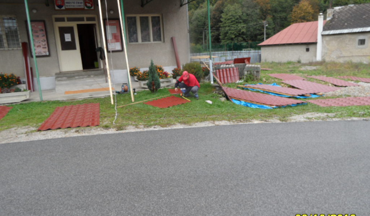 Oprava strechy na budove Obecného úradu 9-10/2019